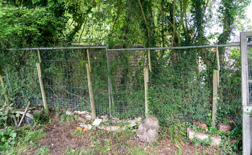 The mega rich couple vowed to fix a broken fence that separates their property and Faith Cox's home