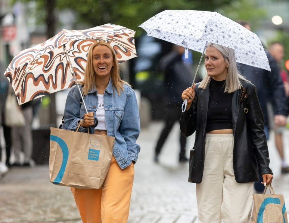 Get the umbrellas out again - wet weather is expected next week