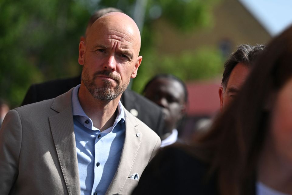 Ten Hag watched Man Utd in action for the first time against Crystal Palace