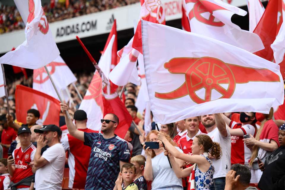 Arsenal fans roared Patrick Vieira's name at the Emirates