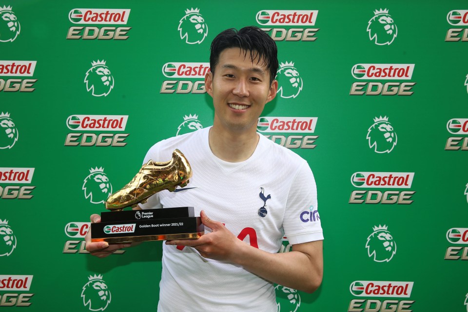 Tottenham’s Son Heung-Min finished the Premier League season with 23 goals