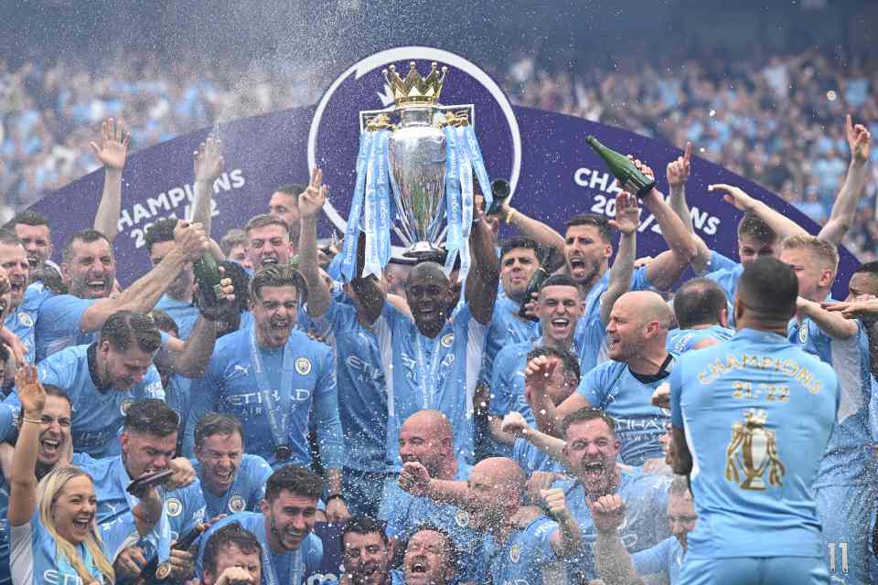 Man City won the Premier League on the final day of the season