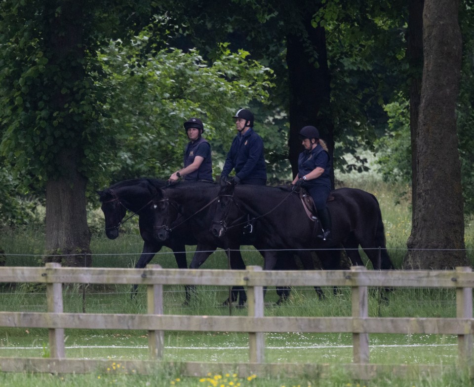 The much-loathed duke, who was pictured riding through the park, will attend Garter Day next month, it's believed