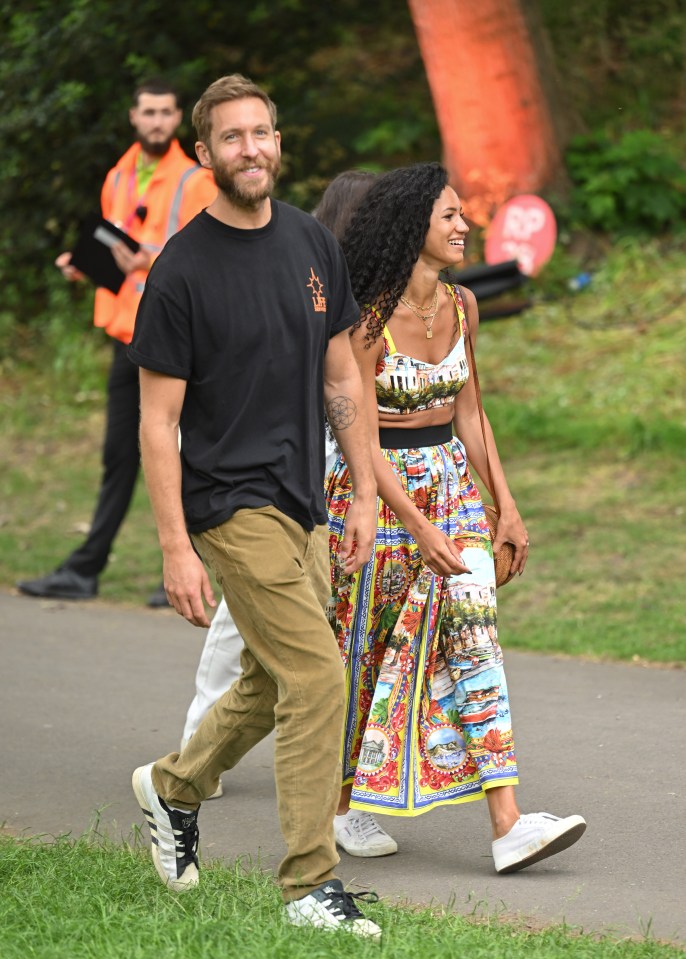 Calvin proposed to Vick in Ibiza two weeks ago