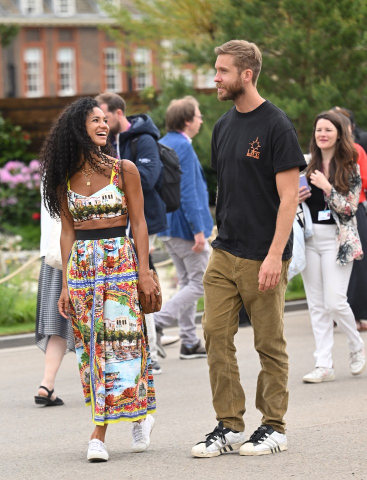 Vick Hope and Calvin Harris are engaged