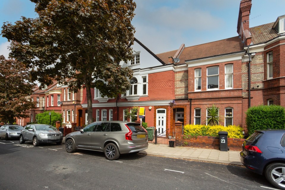 The four-bed property looks like the ideal family home from the outside