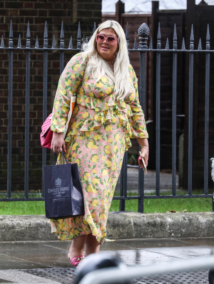 Gemma attended the Chelsea Flower show earlier this week