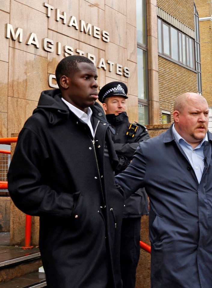 Zouma leaves court after pleading guilty