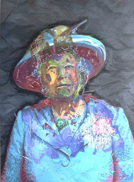 A portrait of the Queen painted by Ai-Da Robot has been unveiled for the Jubilee