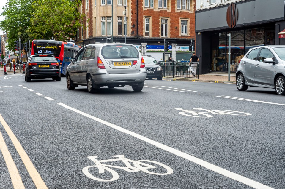 Motorists face a £160 fine for driving in cycle lanes