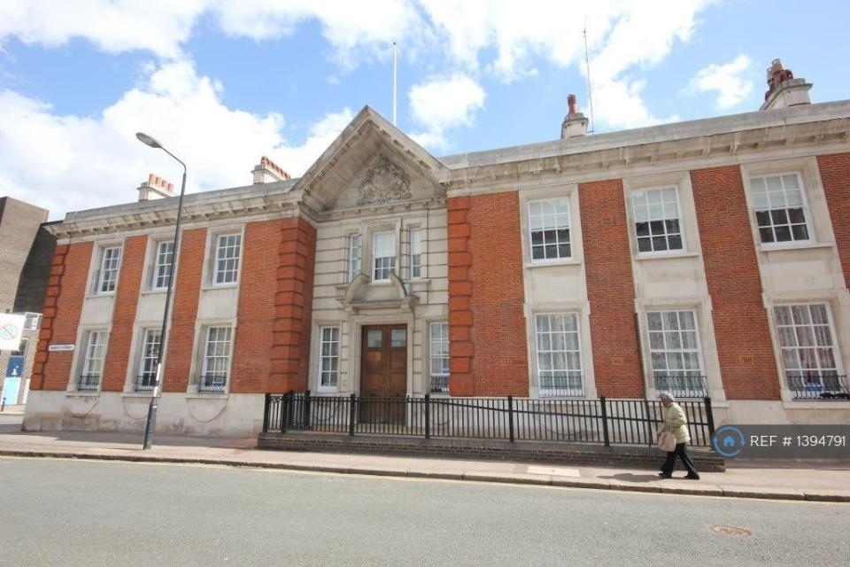 The apartment block in central London which is up for rent