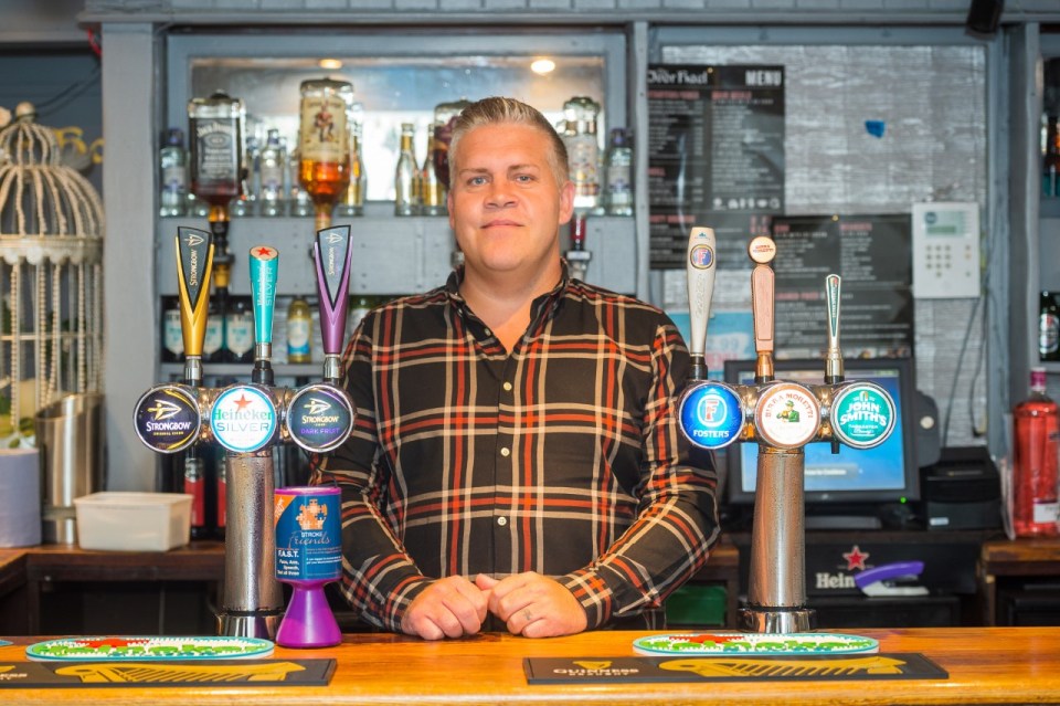 Chris is offering meals for as little as 50p at his boozer