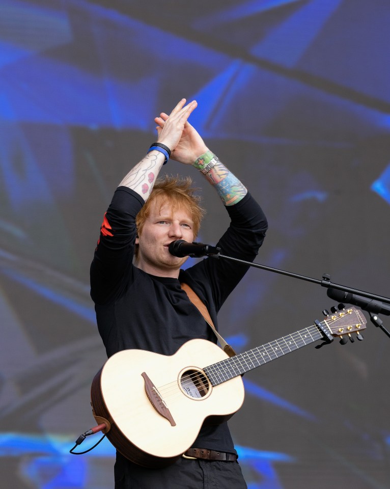 Ed Sheeran is expected to lead the nation in singing God Save The Queen