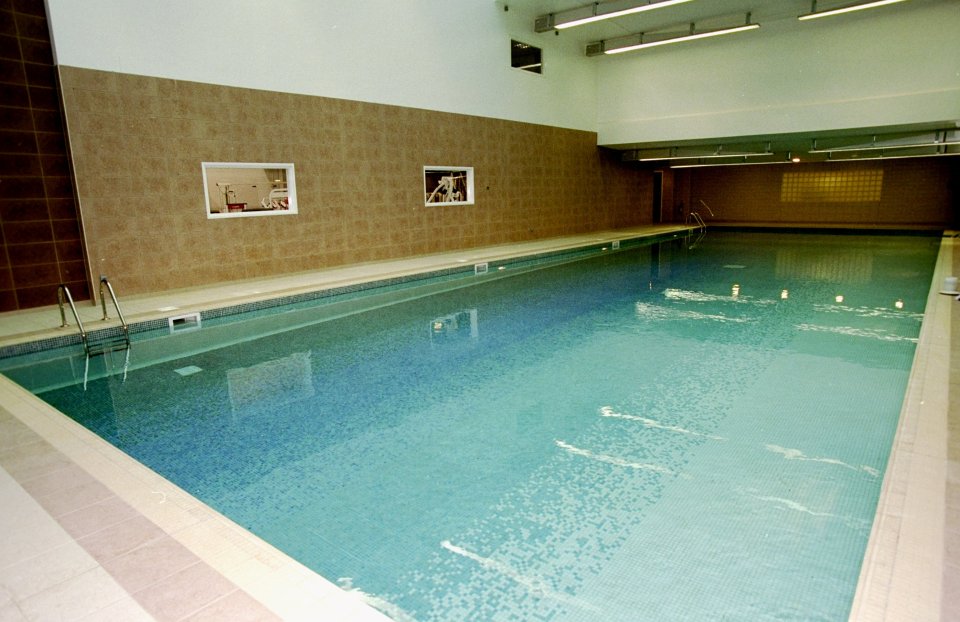 Carrington's swimming pool as it looked in 2000