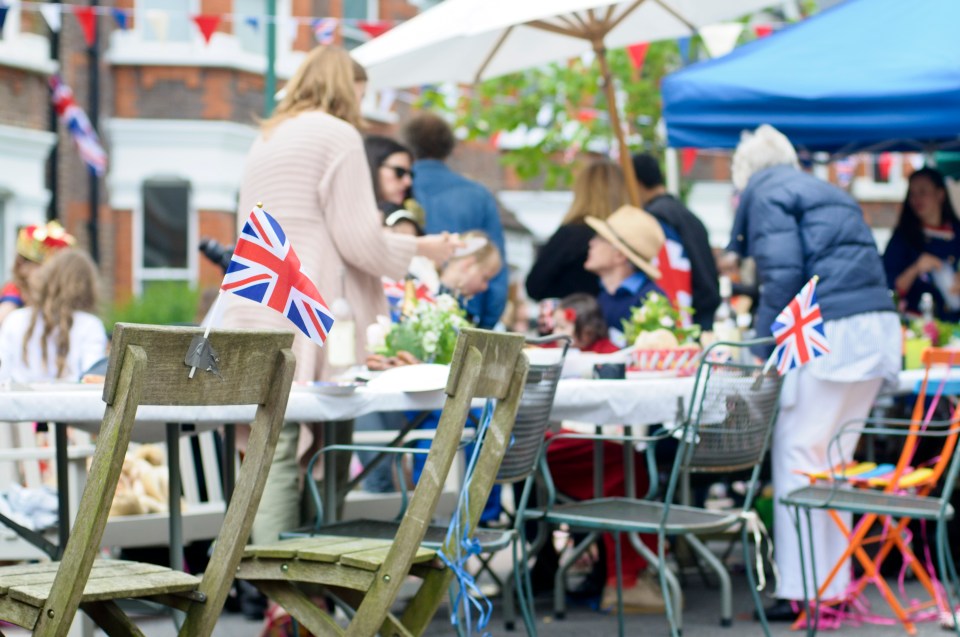 A traditional street party must be limited to under 500-guests, according to UK law