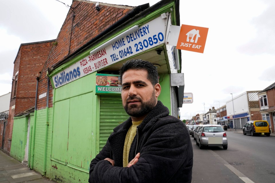 Salman Rasoul, who runs a pizza takeaway on Parliament Road, has seen his business burgled four times