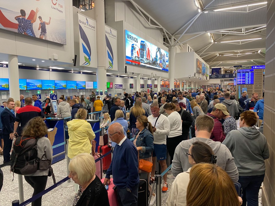 Terminals have been hit with huge queues for days