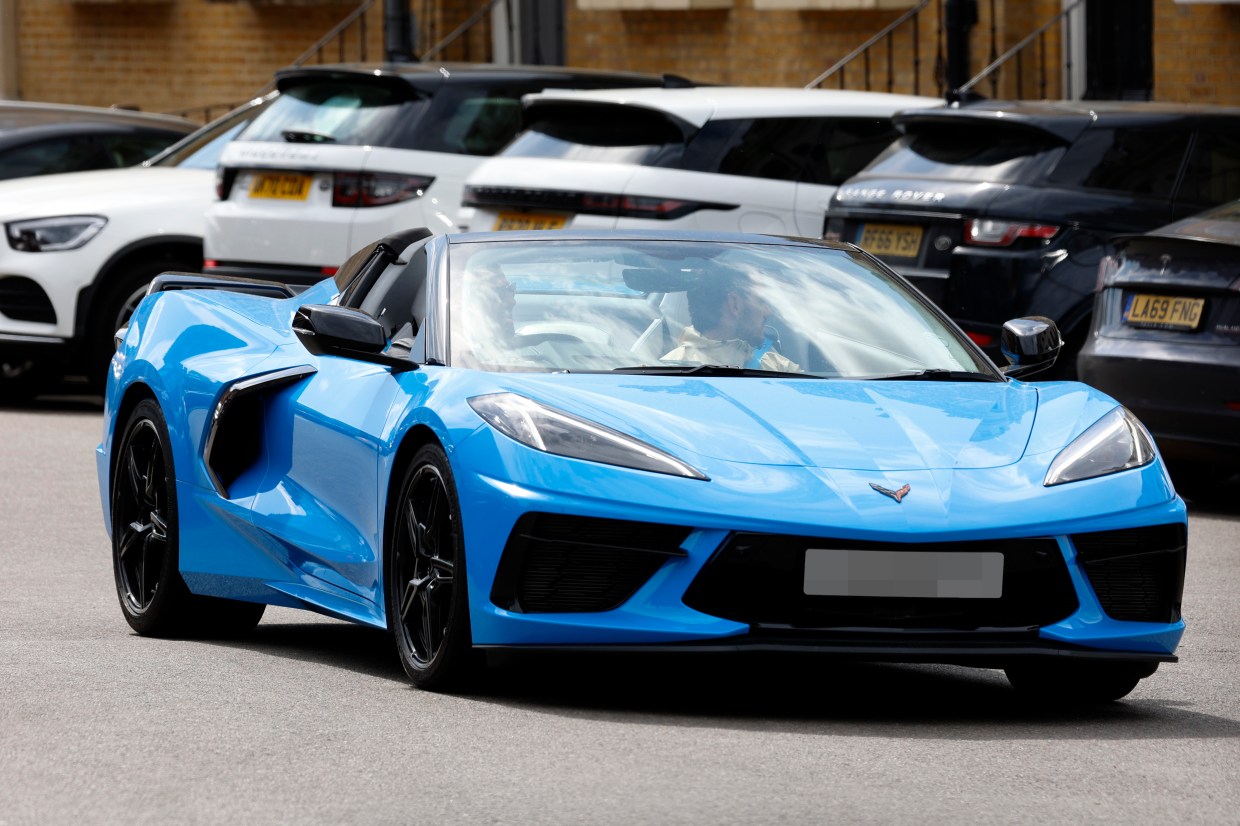 Naz has been seen taking his £120k supercar out for spins around town