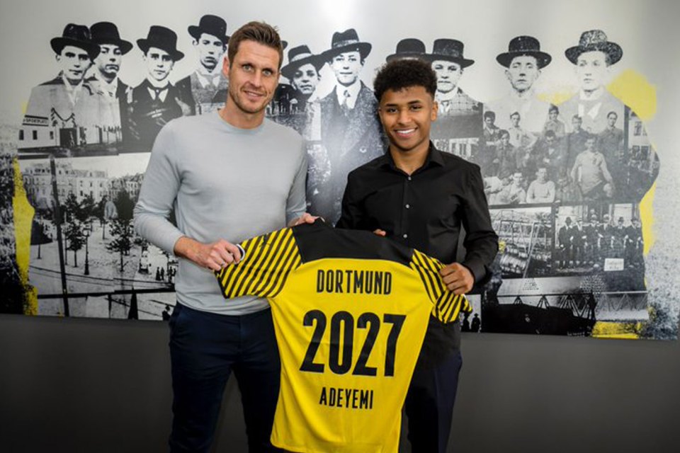 Dortmund announced the signature of Karim Adeyemi on Tuesday