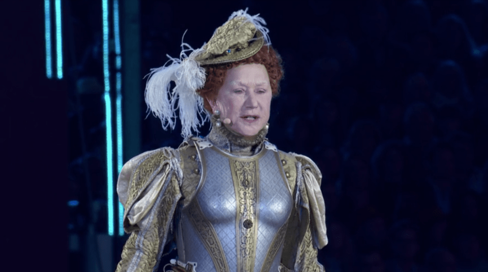 The actress played Queen Elizabeth I during the Platinum Jubilee Celebration