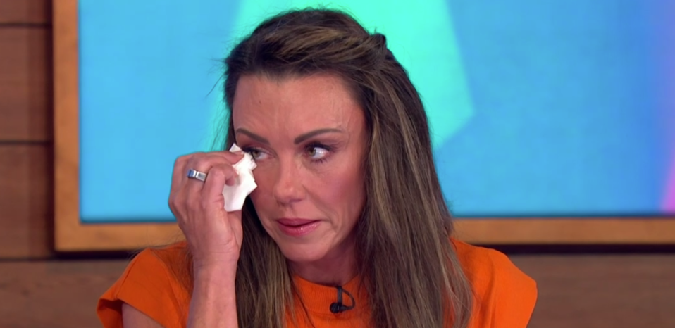 The pop star Michelle was in tears on Loose Women last year