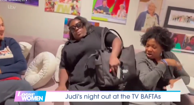 Loose Women's Judi Love was feeling rough after the Television Baftas