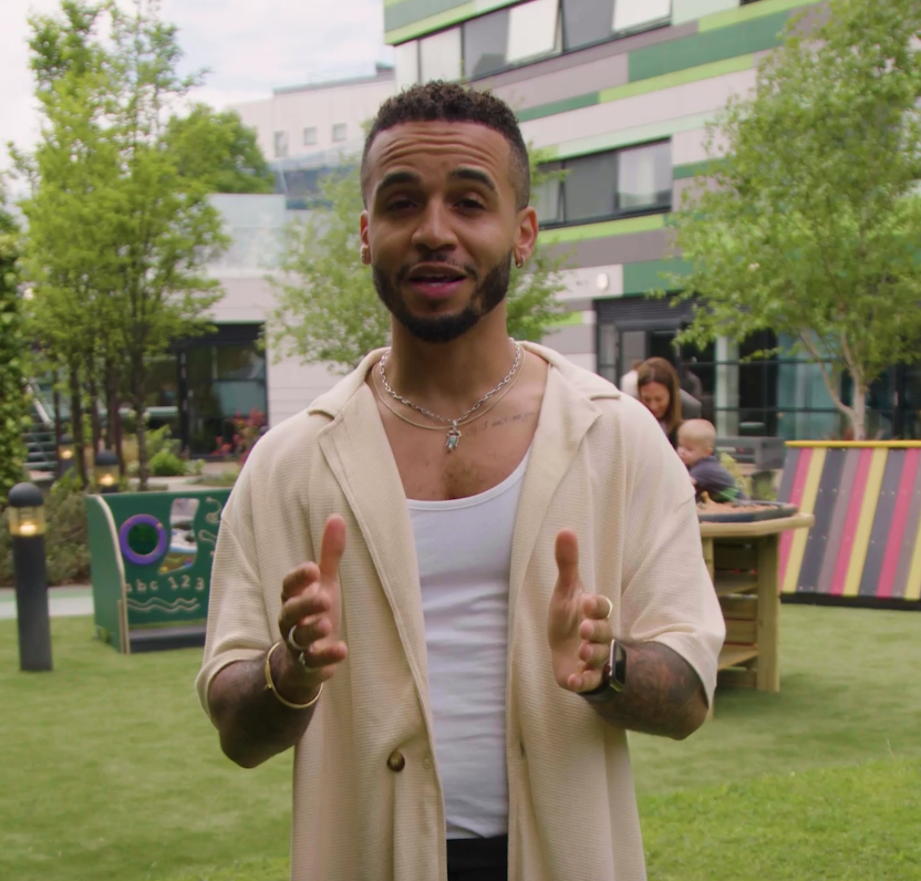 Aston opened a new playground at Ronald McDonald House in Manchester