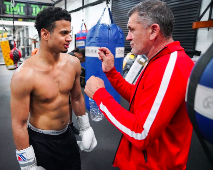 Rolando Romero and his dad