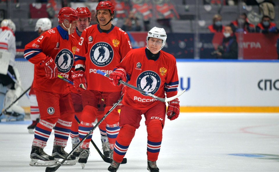 Vladimir Putin have previously boasted that his love of ice hockey has helped him stay in good health