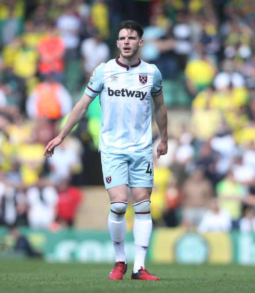 Declan Rice has dropped a big hint that he will stay at West Ham