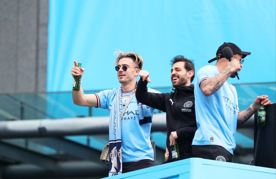 The Man City man may well be losing his ripped six-pack soon enough