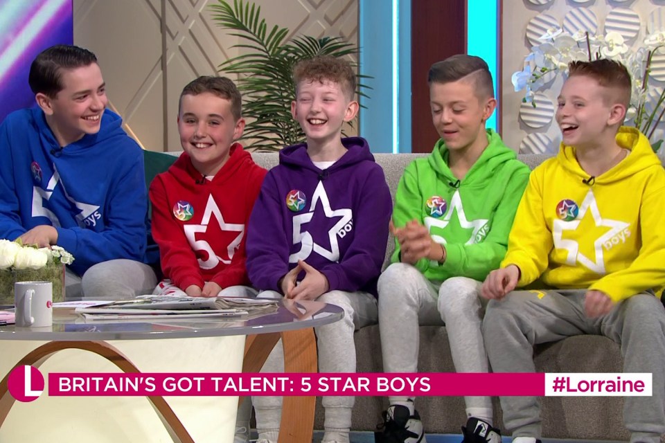 5 Star Boys appeared on Lorraine today to talk about BGT