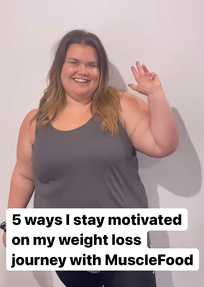 Amy showed off her weight loss in a new video