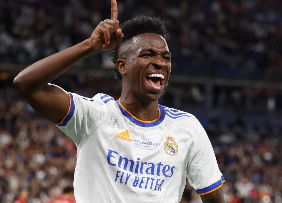 Vinicius Jr ended up scoring the decisive goal on the night