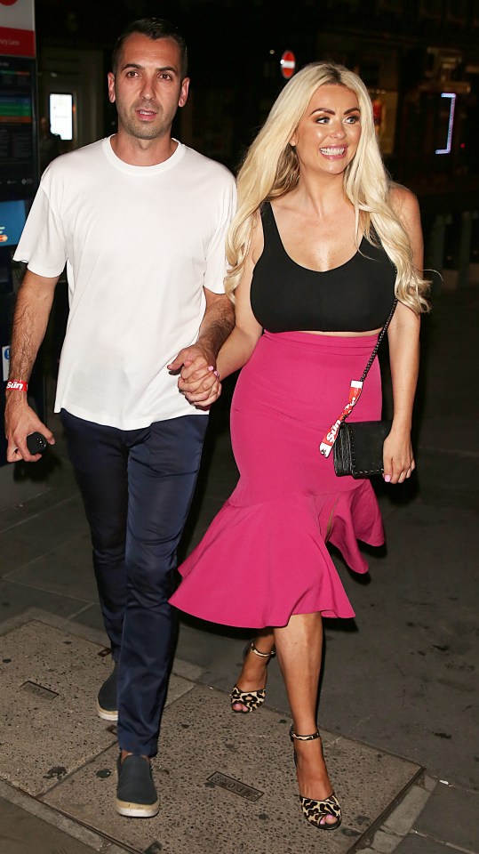 Nicola McLean, pictured here with husband Tom Williams, insinuated Danielle only married Jamie O'Hara to achieve Wag status