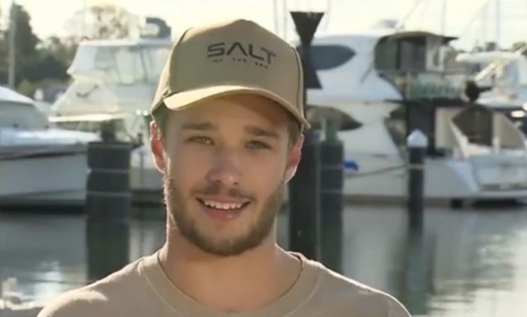 Bailey Haffner was cleaning a boat when he was attacked