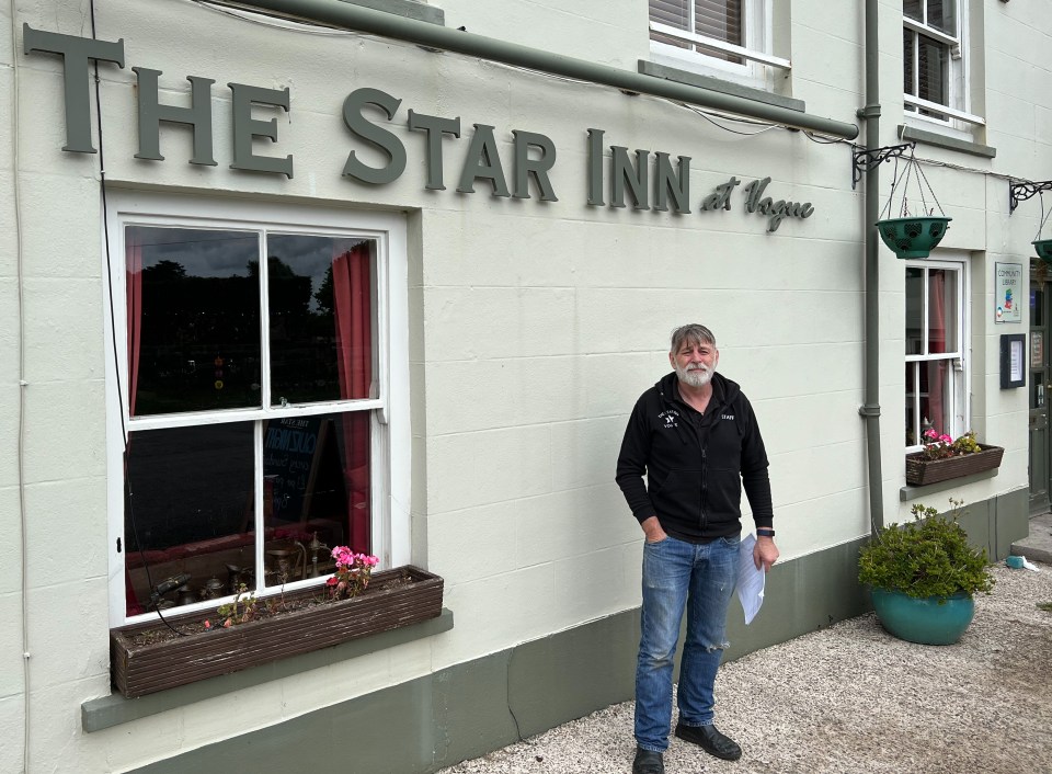 Mark Graham owns The Star Inn Vogue in the tiny hamlet of Vogue, St Day, Redruth