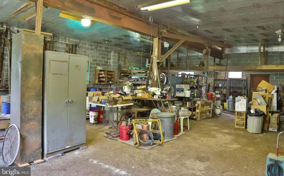 The property also has a workshop in the basement