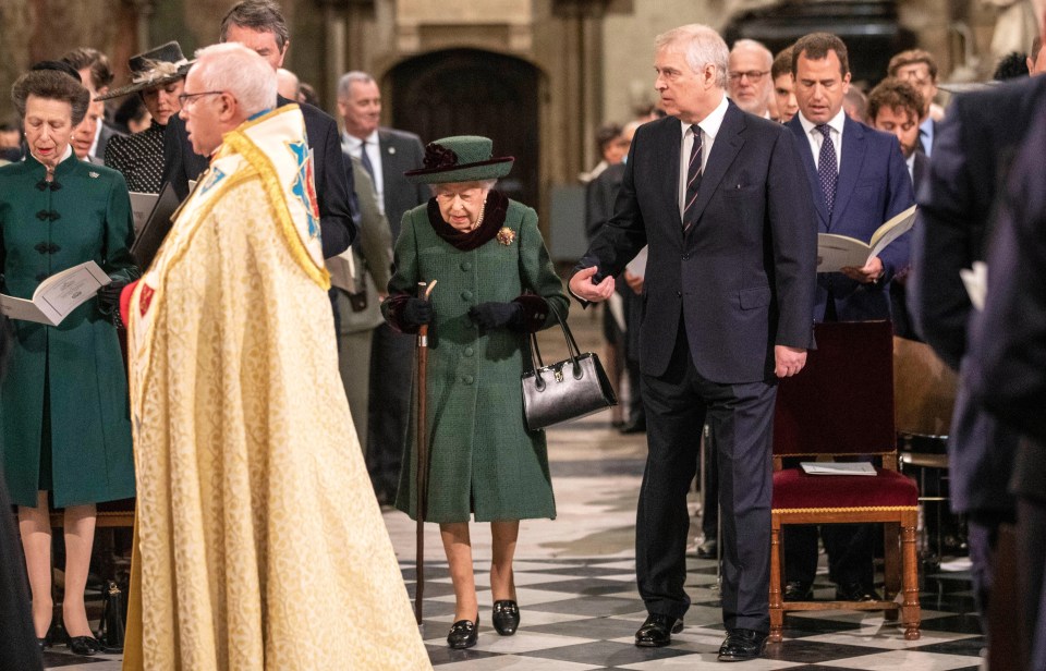 It comes after he last month accompanied the Queen to a memorial service for Prince Philip