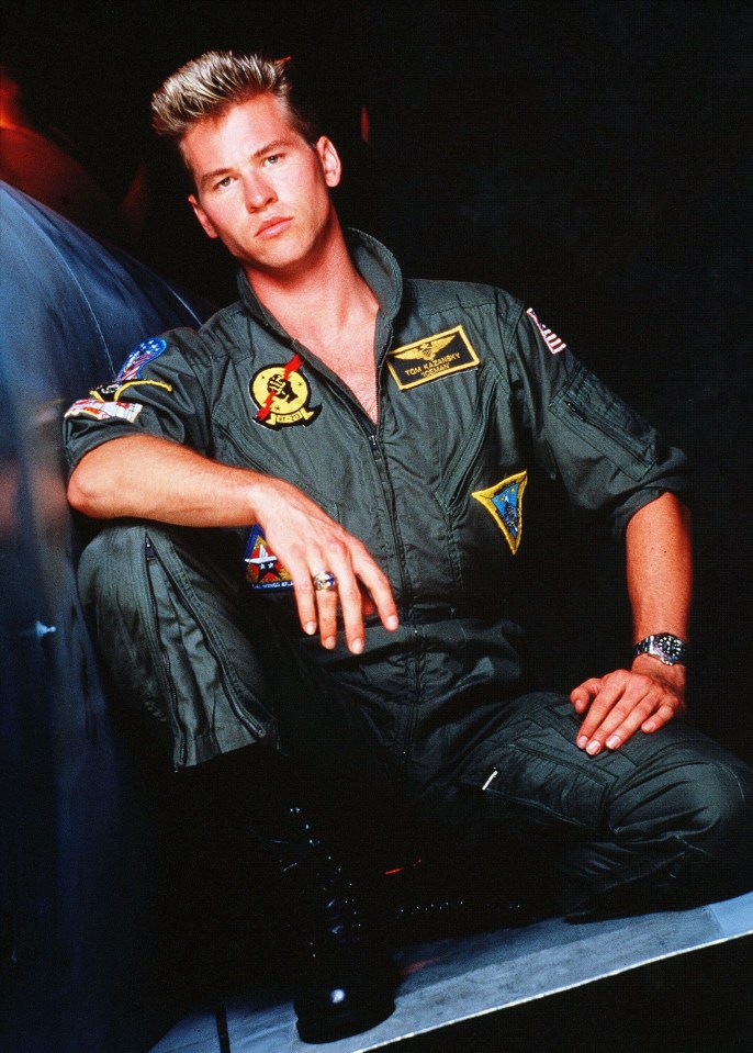 Val Kilmer hit the Hollywood big time after playing Iceman in the classic movie Top Gun