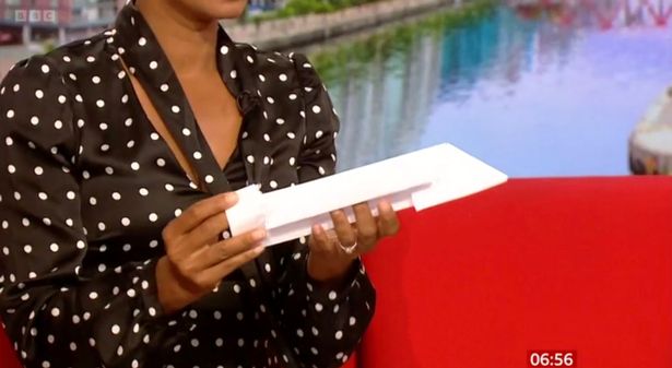 The presenters were seen making paper aeroplanes on Friday morning