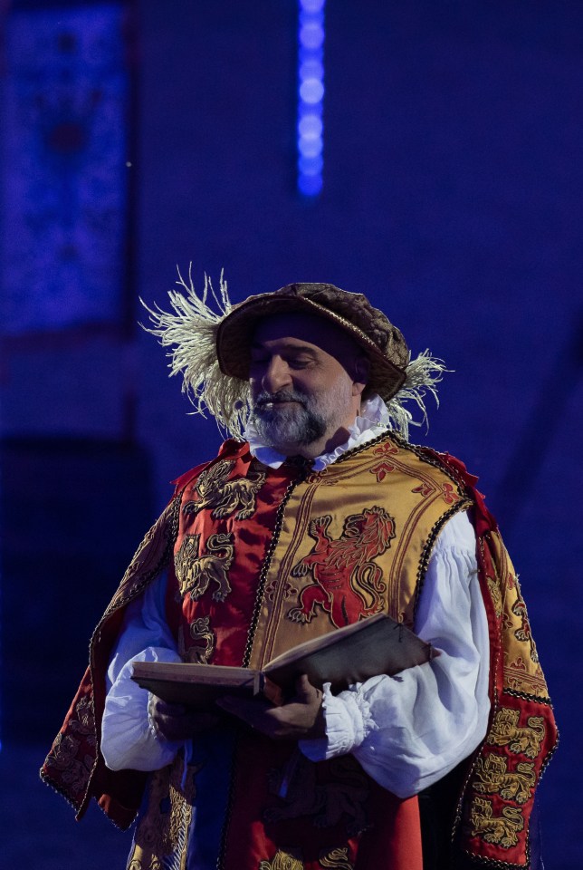 The Gallop Through Time celebration was narrated by comedian Omid Djalili