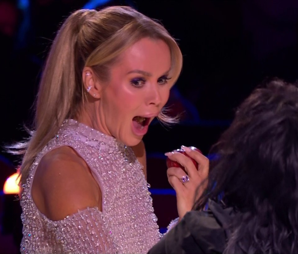 Amanda Holden was the subject of much of the Witch's attention