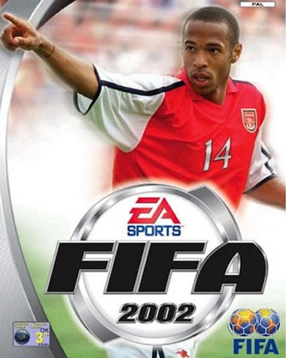 Henry got his own solo feature on the front of Fifa 2002