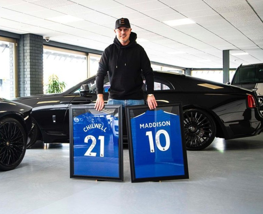 Players including Ben Chilwell and James Maddison have donated shirts to Clark as a thank you