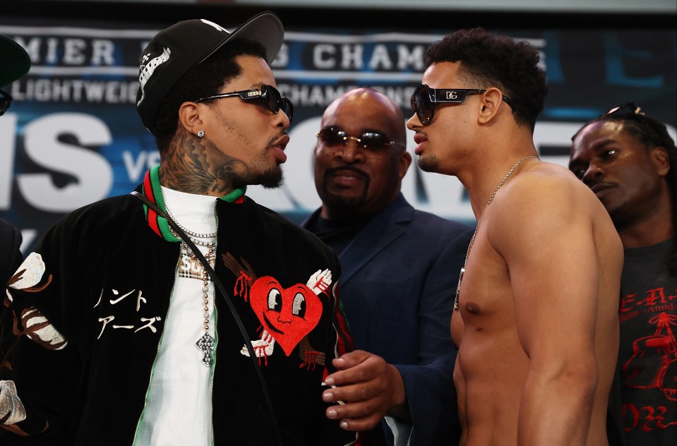 Gervonta Davis and Rolando Romero ahead of their fight