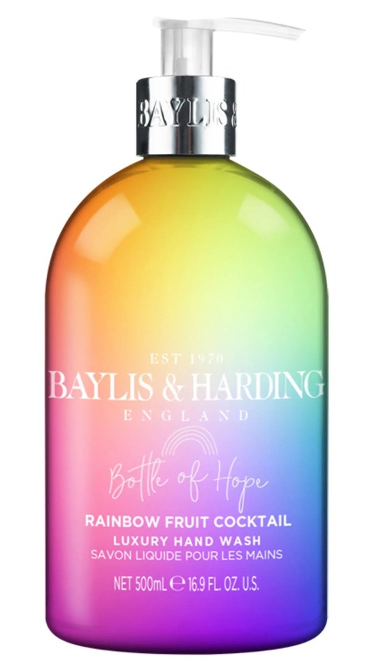 Save 50p on Baylis & Harding’s limited-edition Bottle Of Hope handwash