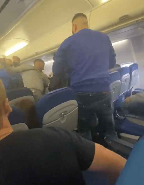 A brawl broke out on a flight to Amsterdam