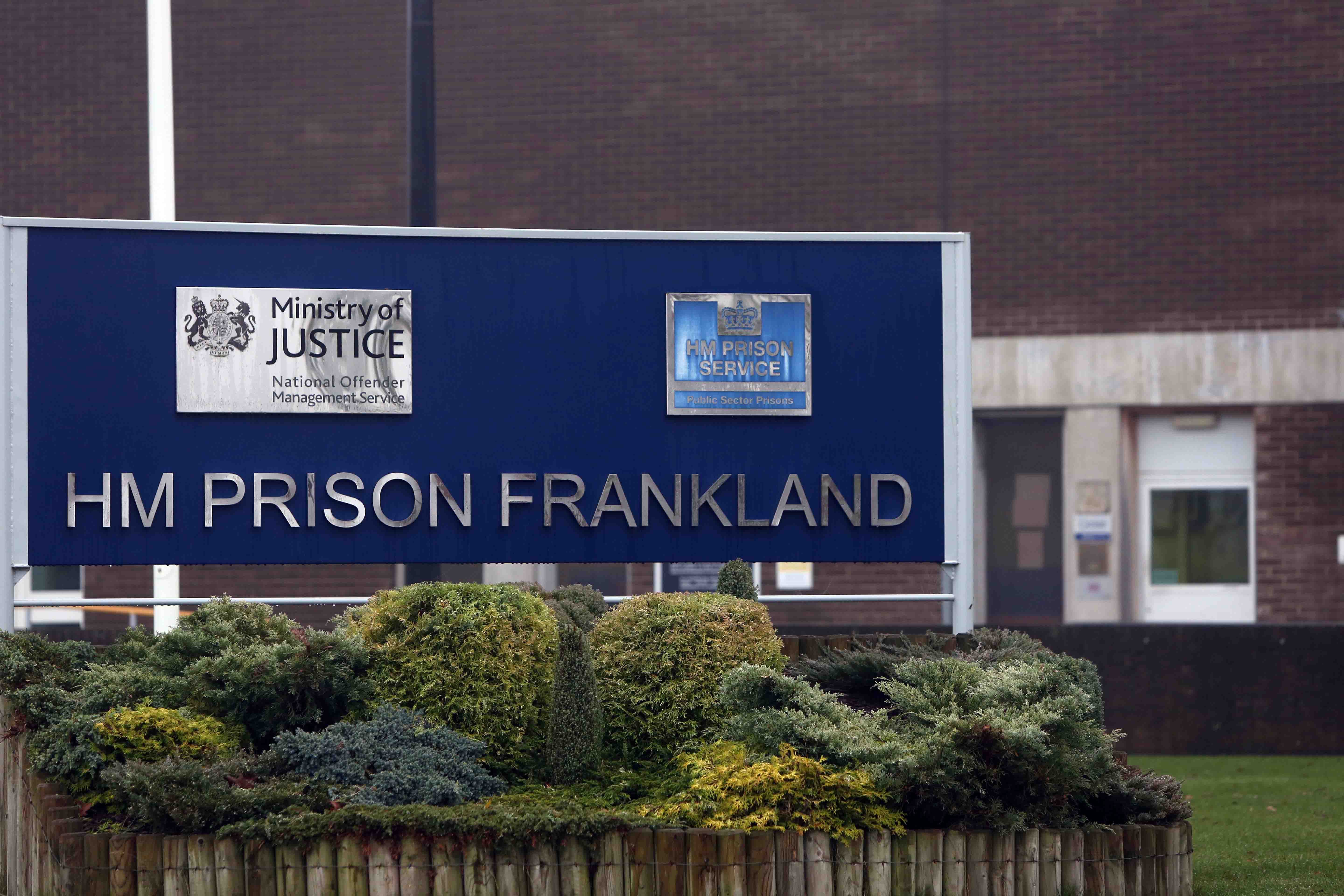 The fiend got down on one knee in front of prison staff