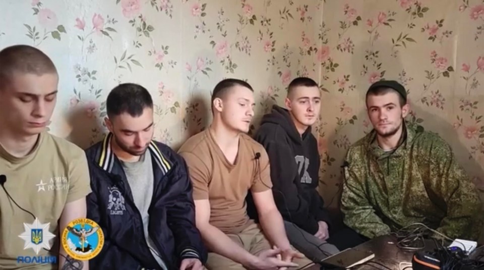 The chilling account comes from army intelligence troops captured by the Ukrainians